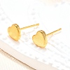 304 Stainless Steel Stud Earrings EJEW-P262-01G-5