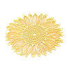 Brass Filigree Big Pendants X-KKC-T003-13G-2