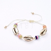 (Jewelry Parties Factory Sale)Nylon Thread Cord Braided Bead Bracelets BJEW-JB05074-05-1