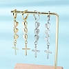2 Pairs 304 Stainless Steel Leverback Earrings EJEW-JE06940-1