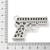 Alloy Rhinestone Pendants ALRI-S001-14B-P-3