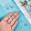8Pcs 2 Colors Brass Enamel Pendants KK-PH0014-84-3