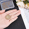 3Bags Brass Crimp Beads KK-BBC0026-09C-3