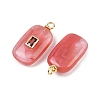 Natural & Synthetic Mixed Gemstone Pendants KK-B157-43G-3