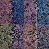 240G 8 Colors AB-Color Plated DIY 3D Nail Art Decoration Mini Glass Beads EGLA-CD0001-06-2