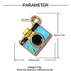 304 Stainless Steel Pendants STAS-OY014-99G-2