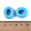 Opaque Acrylic European Beads OACR-M027-01O-07-3