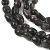 Natural Silver Sheen Obsidian Beads Strands G-C286-A21-4