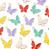 20Pcs 5 Colors Alloy Enamel Pendants ENAM-YW0002-99-2