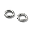 304 Stainless Steel Spring Gate Clasp Findings STAS-B082-05C-P-2