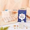 DIY Leaf & Pearl Dangle Earring Making Kits DIY-SC0016-50-7