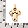 Brass Micro Pave Cubic Zirconia Pendants KK-C076-29T-G01-3