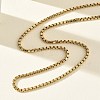 10Pcs 2.3MM 304 Stainless Steel Box Chain Necklaces NJEW-G203-05G-3