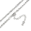 Rack Plating Brass Cable Chain Necklaces for Women NJEW-K382-11P-2