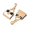 304 Stainless Steel Rhinestone Pendants STAS-P438-03G-2
