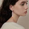 5Pairs 925 Sterling Silver Leverback Earring Findings STER-BBC0008-53-5