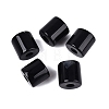 Natural Black Agate European Beads G-P520-05A-1
