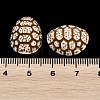 Ocean Theme Spray Painted Opaque Acrylic Beads ACRP-F003-02I-3