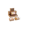 Foldable Paper Drawer Boxes with Clear Plastic Cover CON-WH0095-68B-01-8