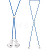 2Pcs Polyester Earphone Cord Straps HJEW-TAC0170-1