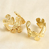 304 Stainless Steel Open Cuff Rings WL7207-2-2