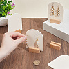 4 Bags Arch Shaped Acrylic Couple Earring Display Stands EDIS-SC0001-15A-3