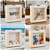 1Pc Wood Storage Display Cases CON-GA0001-42-5