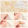 660Pcs 12 Styles Iron Open Jump Rings IFIN-AR0001-36-3