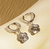 Stylish Stainless Steel Clover Pendant Earrings for Women's Daily Wear ZB5990-2-1