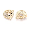 Alloy and Rhinestone Pendants PALLOY-T092-18B-G-2