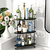 10Pcs 10 Styles Alloy with Glass Bathroom Label HJEW-FG00047-5