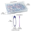 200Pcs 8 Colors Iron Safety Pins FIND-FS0002-78-4