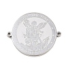 Religion 304 Stainless Steel Connector Charms STAS-I368-03P-01-1