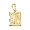 Brass Locket Pendants KK-CBAD360-15G-02-1