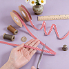 2 Rolls 2 Colors Polyester Striped Ribbon OCOR-PH0036-73-3