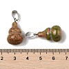 Natural Unakite Pendants G-B127-03P-04-4