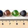 Natural Quartz Dyed Beads Strands G-U023-A02-11-5