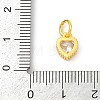 Brass Micro Pave Cubic Zirconia Pendants KK-H204-01G-05-3