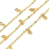 Brass Cubic Zirconia Cable Chains CHC-H112-02G-02-1