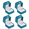 Imitation Leather Covered Plastic Jewelry Ring Boxes OBOX-WH0085-173A-1