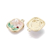 Alloy Enamel Pendants ENAM-N069-17KCG-02-2