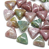 Natural Indian Agate Cabochons G-T025-10x10mm-17-1