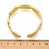 Brass Cuff Bangles for Women BJEW-U018-02G-5