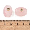 Natural Rose Quartz European Beads GG-CBA105B-02F-G-3