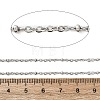 Tarnish Resistant 304 Stainless Steel Cable Chains CHS-K004-13P-0.4mm-2