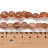 Natural Peach Moonstone Beads Strands G-P497-01E-69B-5