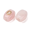 Natural Rose Quartz European Beads GG-CBA9389-01I-3