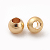 Brass Spacer Beads X-KK-T016-17G-2
