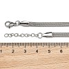 Tarnish Resistant Stainless Steel Network Chains/Mesh Bracelets Bracelets BJEW-I274-13S-2