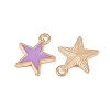 Alloy with Enamel Charms AL-CBA9C31-06G-B-2